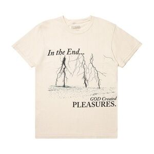 PLEASURES God in the End Tee Medium
